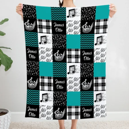 Personalized Music Blanket Gift for Baby - Music Baby Blanket