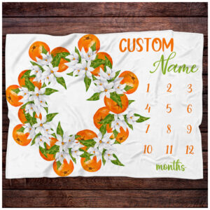 Personalized Olives Blanket Gift for Baby - Custom Olives Baby Blanket